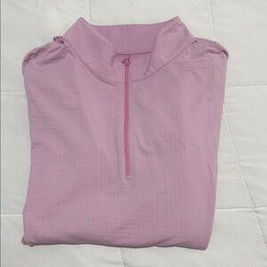IBKUL Light Pink Quarter-Zip